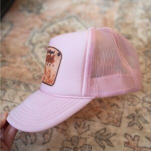 Chic Pink Mesh Trucker Hat